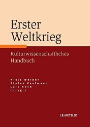 unknown - Erster Weltkrieg Kulturwissenschaftliches Handbuch