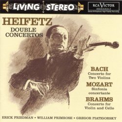 Heifetz - Concerto in D Minor for Two Violins, BWV 1043: Concerto in D Minor for Two Violins, BWV 1043: Largo ma non tanto