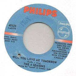 4 SEASONS - will you love me tomorrow 45 rpm single
