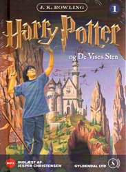 J.K.Rowling - 1 MP3 CD Hörbuch Harry Potter DÄNISCH - Harry Potter Og De Vises Sten (Stein der Weisen)