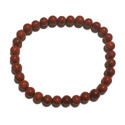 Quick Release - Bracelet Jaspe Rouge 6 mm