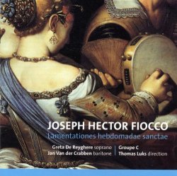 Joseph - Joseph Hector Fiocco, Lamentationes hebdomadae sanctae