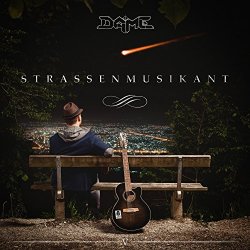 Dame - Straßenmusikant