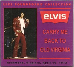 ELVIS PRESLEY - cd digipack rare carry me back to old virginia ! 10/4/72 concert ! soundboard !