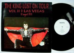 elvis presley - the king lost on tour vol.2 LP 33 tours rare ! 10/8/73 !
